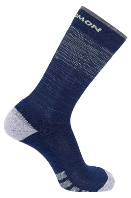 Image de Salomon - Chaussettes « Predict » pour hommes/femmes Unie PP9138 (35,5 EU - 38 EU) (Bleu marine foncé)