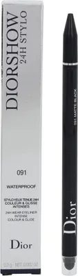Image de Christian Dior, Diorshow On Stage, Waterproof, Double-Ended, Kohl Eyeliner, 091, Black, 1.2 g