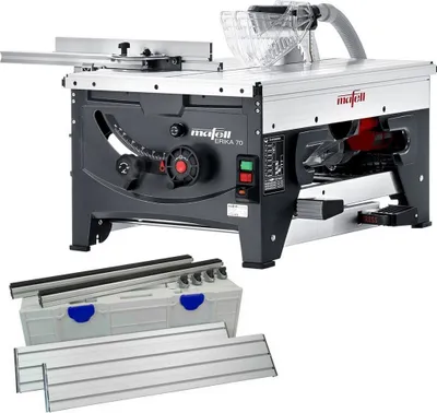Produktbild von Mafell Unterflur Zugsäge Säge Erika 70 + Tischverlängerung Set Premium 770x150mm