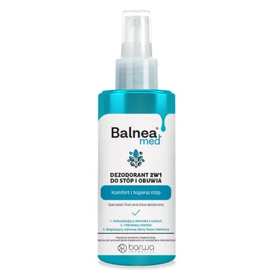 Image de Barwa Balnea déodorant spécialisé pour les pieds et les chaussures, 150ml