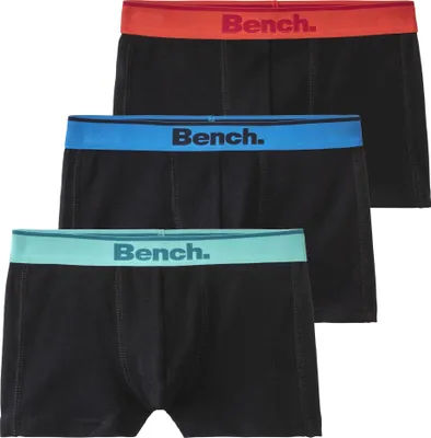 Produktbild von Bench Boxer Boxershorts für Jungen 3 -teilig schwarz Größe 134/140