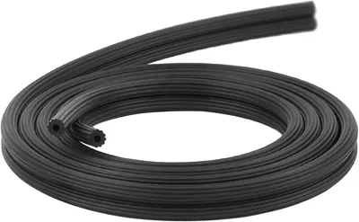 Productafbeelding van Rubberprofiel, diameter 6 mm, lengte 20 meter, UV- en weersbestendig, geschikt voor vliegenhorren