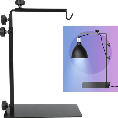 Obrázek produktu pro Stojan na lampy pro plazy Nastavitelný stojan na teplo pro plazy pro obojživelníky Ještěrky Želvy Hadi