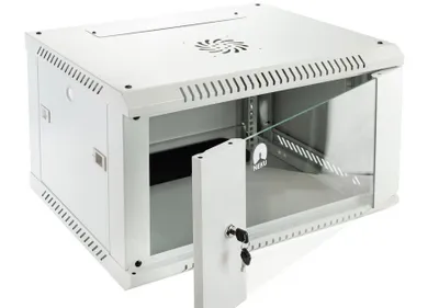 Obrázek produktu pro RACK skříň závěsná NEKU TS 19" 6U 450mm, sv. šedá, k samosestavení
