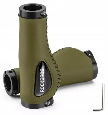 Produktbild von ROCKBROS 40720001004 Fahrradgriffe Ergonomisch Kunstleder Gel Grün
