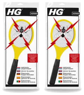 Imagen del producto de 2 trampas eléctricas para moscas, incluyendo baterías – Paquete económico – 2 unidades