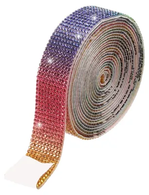 Strassband 22 mm x 2,74 m, selbstklebend, Regenbogen