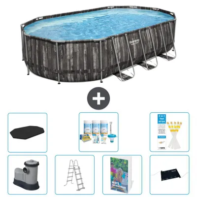 Produktbild von Bestway Power Steel Oval - 610x366x122 cm - 8-teilig  S632