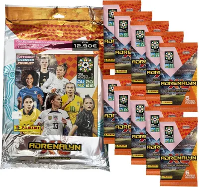Obrázek produktu pro Mistrovství světa ve fotbale žen Adrenalyn XL 2023 - 1 startér + 10 posilovačů