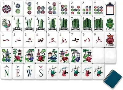 Imagen del producto de Fichas de mahjong americanas