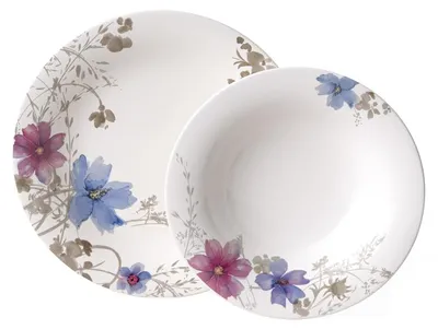 Immagine prodotto di Mariefleur Gris Basic Set da tavola 12tlg. Ec | Villeroy & Boch | Cod. 1041047611 | EAN 4003686328891