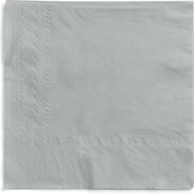 Produktbild von Sovie HORECA Serviette in Silber aus Tissue 3-lagig, 40 x 40 cm, 100 Stück