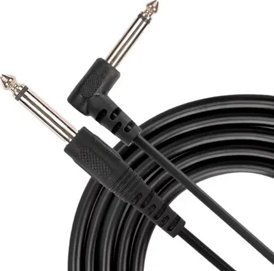 Immagine prodotto di INF Cavo Audio 6.35mm Angolato - Cavo Stereo per Chitarra, Basso, Tastiera 5 m