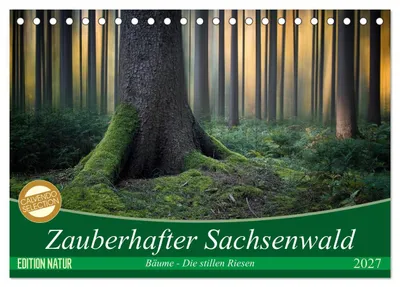 Produktbild von Zauberhafter Sachsenwald (Tischkalender 2027 DIN A5 quer), CALVENDO Monatskalender