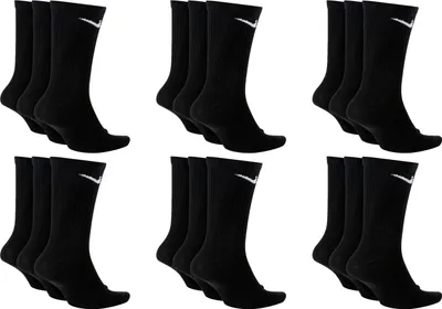 Produktbild von 9 Paar Nike Everyday Lightweight Crew SX7676 Tennis Socke - Farbe: Schwarz - Größe: 38-42