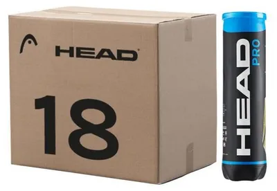 Produktbild von HEAD Tennisbälle Pro Gasgefüllt Box 18 x 4 Bälle