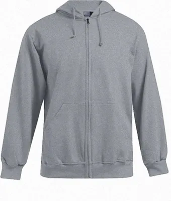Produktbild von Zip Hoodie Jacke 80-20 Plus Size Herren, Sportgrau, XXXL