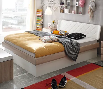Produktbild von HASENA Soft Line Stauraumbett Practico Eiche sägerauh Nachbildung 90x200