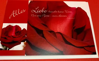 Produktbild von Erfolg - Spruchkarte - Glückwunschkarte - "Liebe / Valentinstag" - Doppelkarte mit Briefumschlag - 11,5 x 17 cm