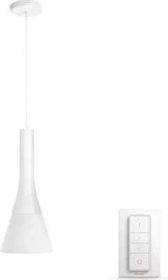 Obrázek produktu pro Philips Hue White ambiance Závěsné svítidlo Explore, Chytré závěsné svítidlo, Bluetooth/Zigbee, Bílá, LED, Kov, E27