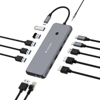 Produktbild von Verbatim USB-C Pro Multiport Hub 13 Port CMH-13             32153