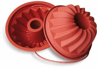Produktbild von Backform Kuchenform Napfkuchen mit Safering Silikon GUGLHUPF °24cm 2,2L Antihaft Lebensmittelecht BPA-frei für Backöfen/Mikrowellen/Gefrierschränke