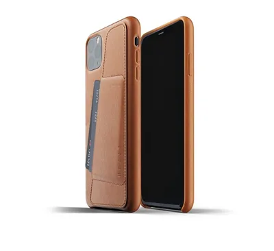 Zdjęcie produktu dla Mujjo Leather Wallet Case iPhone 11 Pro Max Brown