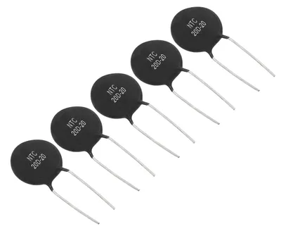 NTC Thermistor 20 Ohm, 5 Stück, NTC20D-20, Temperatursensor