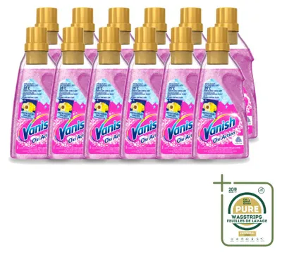Produktbild von 12 x Vanish Oxi Action Wasbooster Gel - 750 ml - Vorratspackung - 12 Stücke