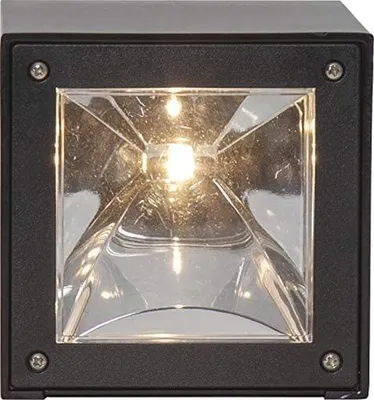 Produktbild von Star Trading Wally Cube, Wandbeleuchtung für den Außenbereich, Schwarz, IP44, Garten, Dämmerungssensor, 1 Glühbirne(n)