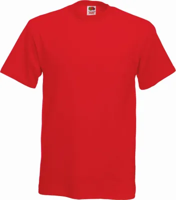 Produktbild von T-Shirt | Fruit of the Loom (FOL61212), Farbe:red, Größe:L