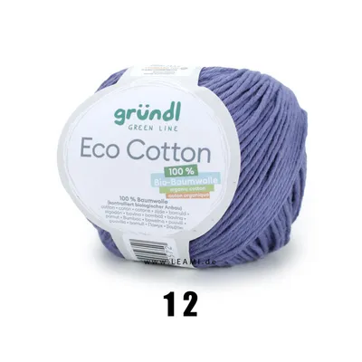 Produktbild von Gründl Eco Baumwolle (50g/105m) 100% Baumwolle 12 jeans