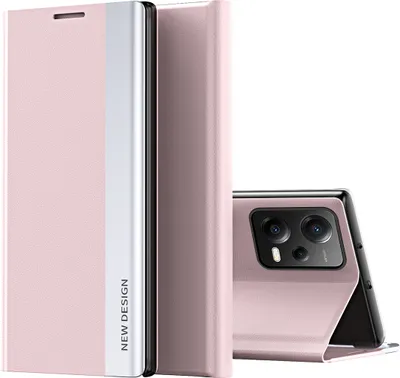 Obrázek produktu pro Xiaomi Poco X5 Pro Pouzdro, MagnetickéPolyuretanKožené Pouzdro s Funkcí Stojánku pro Xiaomi Poco X5 Pro Růžový