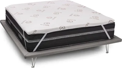 Image de Afella - Surmatelas Nuptial, 190x200x5h cm Blanc, Déhoussable Italy