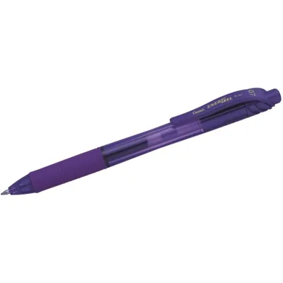 Produktbild von Pentel EnerGel X, Anklippbarer versenkbarer Stift, Violett, Violett, Kunststoff, 0,7 mm, Beidhändig