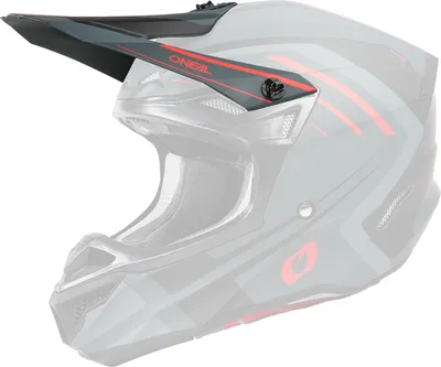 Produktbild von O'NEAL Visor 5SRS Polyacrylite Helmet SPIKE gray/red