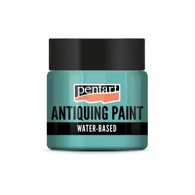 Produktbild von PENTART Antikfarbe, 50 ml, Patinablau