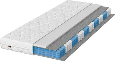 Zdjęcie produktu dla Materac kieszeniowy 90x200 sprężynowy do łóżka wygodny z pokrowcem GOLF 14 cm H2