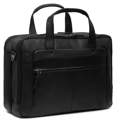Imagen del producto de The Chesterfield Brand bolso bandolera bolsa de ordenador portátil con compartimento para ordenador portátil Ryan Laptop Bag Black