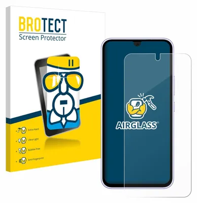 Produktbild von BROTECT Schutzglas für Samsung Galaxy A54 5G (case-friendly) Schutzfolie Panzer Folie Glas Display Schutz klar