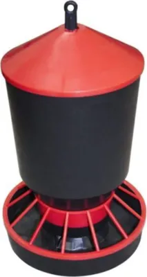 Produktbild von Futterautomat Futterspender aus Kunststoff für Geflügelarten Futtertrog Geflügel 10kg