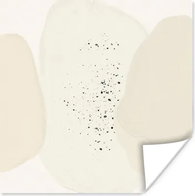 Produktbild von MuchoWow® Poster Pastell - Flecken - Design 75x75 cm - Wand Dekoration