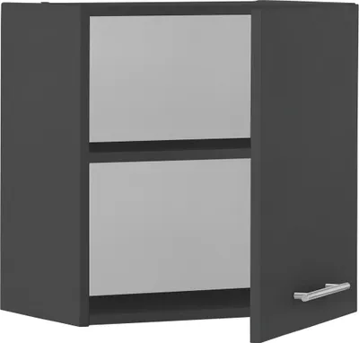 Produktbild von Hängeschrank >LAUNDREEZY< in Anthrazit, Holzwerkstoff - 50x50x31cm (BxHxT)