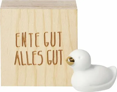 Produktbild von Glückskästchen "Ente gut alles gut"