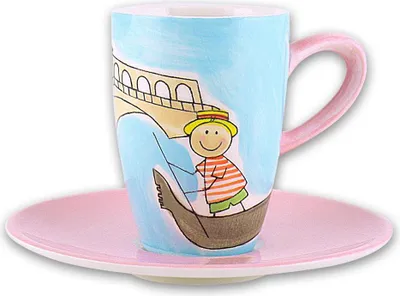 Produktbild von Mila Keramik Espresso-Tasse mit Untere Venedig