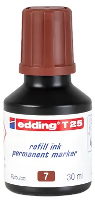 Produktbild von Edding Permanentmarker Nachfülltinte T 25 30 ml braun