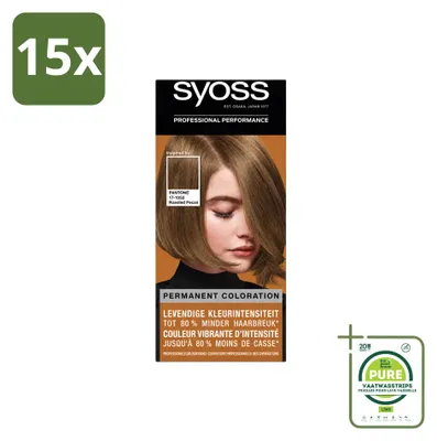 Produktbild von 15 x Syoss Pantone Haarverf 6-66 Roasted Pecan - Großpackung - 15 Stücke