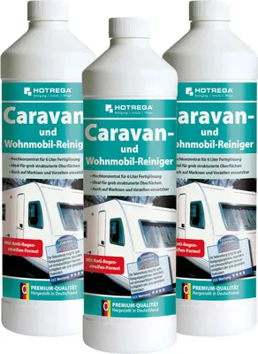 Produktbild von HOTREGA Caravan und Wohnmobil Reiniger 1 Liter - Wohnwagen Reinigungsmittel Caravan mühelos reinigen