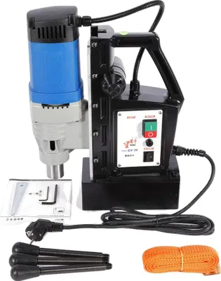 Image de Perceuse magnétique, haute efficacité, stabilité améliorée, bleu, EU