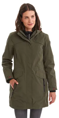 Productafbeelding van killtec Damesparka Grindavik WMN CT B - Functionele parka met afneembare capuchon